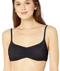 Amazon Essentials Women's Light-Support Bralette Bikini Swimsuit Top