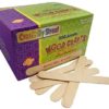 Chenille Kraft Natural Wood Craft Sticks, Jumbo Size, 6 x 3/4, Wood, Natural Wood, 500/Box (3776-01)