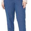 Chic Classic Collection Women's Plus Size Stretch Elastic Waist Pull-On Pant