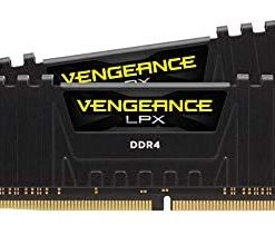 Corsair Vengeance LPX 32GB (2x16GB) 3200MHz C16 DDR4 DRAM Memory Kit – Black