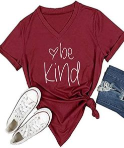 DANVOUY Womens T Shirt Casual Cotton Short Sleeve V-Neck Graphic T-Shirt Tops Tees