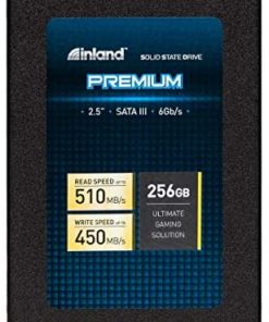 Inland Premium 256GB SSD 3D QLC NAND SATA 3.0 6GB/s 2.5" 7mm Internal Solid State Drive (256GB)