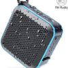 LEZII IPX7 Waterproof Shower Bluetooth Speaker, Portable Wireless Outdoor Speaker, Support TF Card Aux-in FM Radio, Hook for Home Pool Beach Bicycle Boating Bag Hiking, 12H Playtime Loud HD Sound