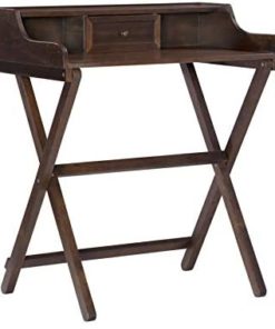 Linon Home Decor Products Mable Antique Walnut Folding Desk