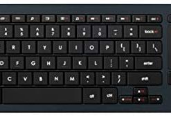 Logitech K830 Illuminated Living-Room Keyboard with Built-in Touchpad – Easy-access Media Keys and Shortcut Keys for Windows or Android