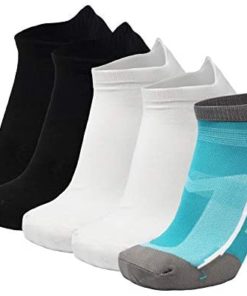 Low-Cut Running Socks, for Men & Women, Anti-Blister, Athletic Socks for Sports, Sneakers, Spring, Summer, 5 Pack