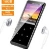MP3 Player,16GB MP3 Player with Bluetooth 4.1, Portable HiFi Lossless Sound MP3 Music Player with FM Radio Voice Recorder E-Book,Backlit Keys, Support up 64G, (Music Headphone Included)