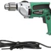 Metabo HPT 1/2" Corded Drill | 9-Amp | 0-850 Rpm | Variable Speed Trigger | Form Fit Palm Grip | Contractor-Grade Cast Aluminum Gear Housing | Belt Hook | 5-Year Warranty (D13VF)
