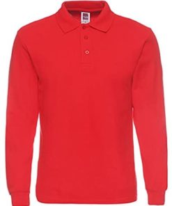 NeedBo Men's Long Sleeve Casual Solid Golf Polo Shirt