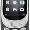 Nokia 3310 3G - Unlocked Single SIM Feature Phone (AT&T/T-Mobile/MetroPCS/Cricket/Mint) - 2.4 Inch Screen - Charcoal