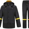 Ourcan Rain Suits for Men Fishing Rain Gear for Men Waterproof Rain Coats for Men Rain Jacket and Rain Pants