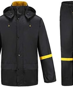 Ourcan Rain Suits for Men Fishing Rain Gear for Men Waterproof Rain Coats for Men Rain Jacket and Rain Pants