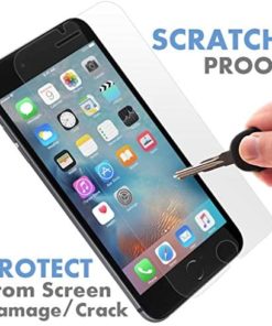 [ Premium ] Apple iPhone 7 Tempered Glass Screen Protector - Shield, Guard & Protect Phone from Crash & Scratch - Anti Glare, Fingerprint Resistant & Shatter Proof - Best Front Cover Protection