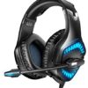 RUNMUS Gaming Headset Xbox One Headset with 7.1 Surround Sound, PS4 Headset with Noise Canceling Mic & LED Light, Compatible with PC, PS4, Wired PC Headphones for Online Class, Cell Phone