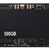 Samsung  (MZ-V7E500BW) 970 EVO SSD 500GB - M.2 NVMe Interface Internal Solid State Drive with V-NAND Technology, Black/Red