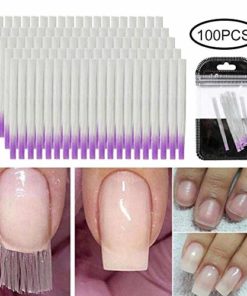 Valuu 100 pcs Fiberglass Nail -Fiberglass for Nail Extension Quick Extension Fiber Silk New Nail Shaping Material False Nails Manicure Salon Tool Accessories