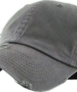 Vintage Washed Distressed Cotton Dad Hat Baseball Cap Adjustable Polo Trucker Unisex Style Headwear
