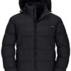 Wantdo Men's Puffer Coat Insulated Windproof Warm Winter Jacket with Hood