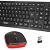 Wireless Keyboard and Mouse Combo ，DPI 1600, 2.4GHz Wireless Connection, Long Battery Life, Computer Keyboard and Mouse for PC, Desktop.Laptop, RECCAZR WC500 Design for Office and Home (Black)
