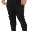 YoungLA Slim Joggers for Men | Skinny Fit Sweatpants | Workout Gym Track Pants with Pockets 207